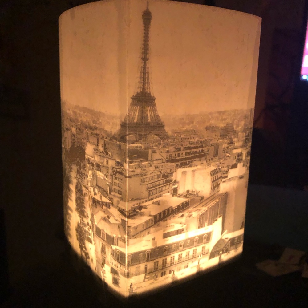 Vintage Paris Lantern Tea light Candle Holder